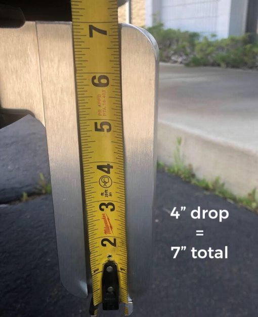 drop bar sizing